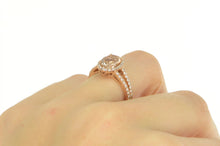 Load image into Gallery viewer, 14K 2.53 Ctw Morganite VS Diamond Engagement Ring Rose Gold