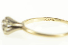 Load image into Gallery viewer, 10K 1940's 0.15 Ct Diamond Solitaire Engagement Ring Yellow Gold