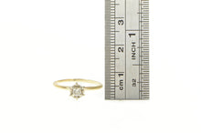 Load image into Gallery viewer, 10K 1940's 0.15 Ct Diamond Solitaire Engagement Ring Yellow Gold
