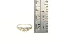 Load image into Gallery viewer, 14K 1940's Diamond Classic Promise Engagement Ring White Gold