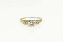 Load image into Gallery viewer, 14K 1940's Diamond Vintage Engagement Setting Ring Yellow Gold