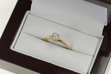 Load image into Gallery viewer, 14K 1940's Diamond Solitaire Vintage Engagement Ring Yellow Gold