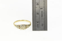 Load image into Gallery viewer, 14K 1940's Diamond Vintage Simple Engagement Ring Yellow Gold