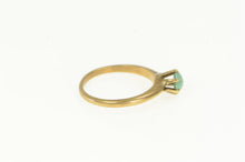 Load image into Gallery viewer, 14K Victorian Turquoise Ornate Vintage Cabochon Ring Yellow Gold