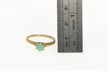 Load image into Gallery viewer, 14K Victorian Turquoise Ornate Vintage Cabochon Ring Yellow Gold