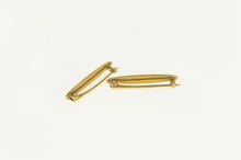 Load image into Gallery viewer, 14K 1960&#39;s Milgrain Dress Pin Set Engravable Bar Pin/Brooch Yellow Gold