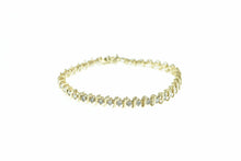 Load image into Gallery viewer, 10K 2.50 Ctw Classic Vintage Diamond Tennis Bracelet 7&quot; Yellow Gold