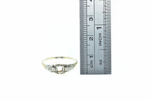 Load image into Gallery viewer, 14K 40's Diamond 4.5mm Engagement Setting Ring Yellow Gold