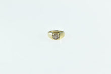 Load image into Gallery viewer, 14K 3D Tiny Ring Quartz Mini Engagement Charm/Pendant Yellow Gold