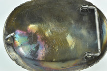 Load image into Gallery viewer, Sterling Silver Mike Thomas Jr Navajo Coral Turquoise Belt Buckle
