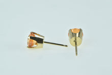 Load image into Gallery viewer, 14K Round Citrine Solitaire Vintage Stud Earrings Yellow Gold