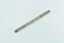 Load image into Gallery viewer, 14K Art Deco Diamond Vine Ornate Bar Pin/Brooch Yellow Gold