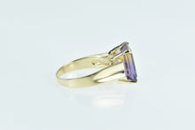 Load image into Gallery viewer, 14K Emerald Cut Ametrine Vintage Solitaire Ring Yellow Gold