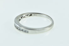 Load image into Gallery viewer, 14K Vintage Classic Diamond Wedding Band Ring White Gold