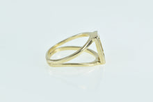 Load image into Gallery viewer, 14K D Diamond Letter Monogram Initial Name Ring Yellow Gold