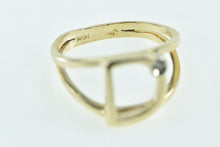 Load image into Gallery viewer, 14K D Diamond Letter Monogram Initial Name Ring Yellow Gold