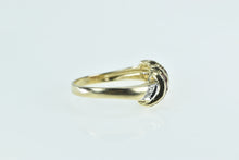 Load image into Gallery viewer, 14K Princess Ruby Curved Diamond Statement Ring Yellow Gold