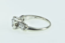 Load image into Gallery viewer, 14K 1940&#39;s Classic Diamond Promise Engagement Ring White Gold