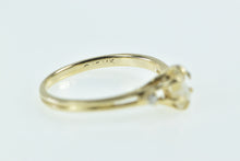 Load image into Gallery viewer, 14K Victorian Baroque Pearl Diamond Statement Ring Yellow Gold