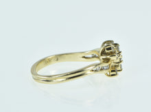 Load image into Gallery viewer, 14K Vintage Freeform Diamond Cluster Ring Yellow Gold