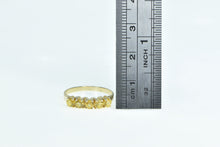 Load image into Gallery viewer, 14K Five Stone Yellow Sapphire Vintage Statement Ring Yellow Gold