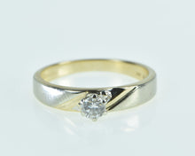 Load image into Gallery viewer, 14K 0.18 Ct Diamond Solitaire Vintage Engagement Ring Yellow Gold