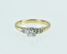 Load image into Gallery viewer, 14K 1940&#39;s Diamond Classic Vintage Promise Ring Yellow Gold