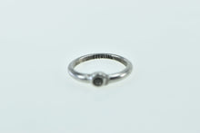 Load image into Gallery viewer, 14K White Sapphire Baby Band Mini Tiny Child&#39;s Ring White Gold