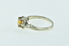 Load image into Gallery viewer, 14K Ornate Vintage Citrine Statement Child&#39;s Baby Ring Yellow Gold