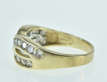 Load image into Gallery viewer, 10K 0.80 Ctw Diamond Braid Twist Band Ring Yellow Gold