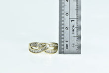 Load image into Gallery viewer, 10K 0.80 Ctw Diamond Braid Twist Band Ring Yellow Gold