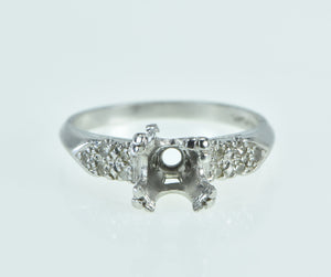 Platinum 6.25mm Diamond Classic Engagement Setting Ring