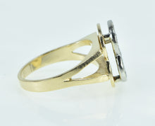 Load image into Gallery viewer, 14K Vintage Diamond E Monogram Initial Letter Ring Yellow Gold