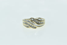 Load image into Gallery viewer, 10K 0.75 Ctw Baguette Wavy Diamond Vintage Ring Yellow Gold