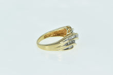 Load image into Gallery viewer, 10K 0.75 Ctw Baguette Wavy Diamond Vintage Ring Yellow Gold