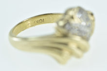 Load image into Gallery viewer, 10K Vintage Pave Diamond Heart Love Ring Yellow Gold