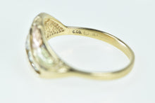 Load image into Gallery viewer, 10K Black Hills Leaf Wavy Diamond Statement Ring Yellow Gold