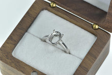 Load image into Gallery viewer, Platinum Tiffany &amp; Co Oval Engagement Setting 9x7.5mm Ring