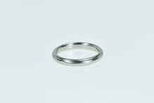 Load image into Gallery viewer, Platinum 3.3mm Classic Vintage Plain Wedding Band Ring