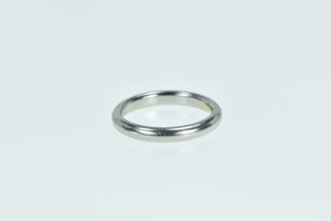 Platinum 3.3mm Classic Vintage Plain Wedding Band Ring