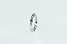 Load image into Gallery viewer, Platinum 3.3mm Classic Vintage Plain Wedding Band Ring