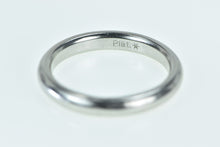 Load image into Gallery viewer, Platinum 3.3mm Classic Vintage Plain Wedding Band Ring