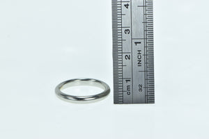 Platinum 3.3mm Classic Vintage Plain Wedding Band Ring
