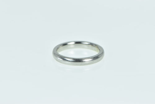 Platinum 2.8mm Vintage Classic Simple Wedding Band Ring