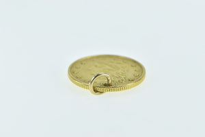 14K 1834 Gold Quarter Eagle $2.50 Coin Charm/Pendant Yellow Gold