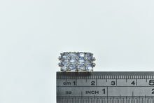 Load image into Gallery viewer, 14K Oval Tanzanite Diamond Squared Slide Pendant Yellow Gold