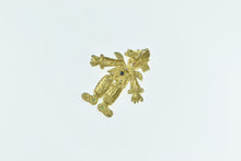 Load image into Gallery viewer, 14K Articulated Diamond Ruby Emerald Clown Pendant Yellow Gold