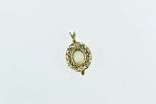 Load image into Gallery viewer, 14K Oval Natural Opal Vintage Filigree Statement Pendant Yellow Gold