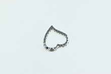 Load image into Gallery viewer, 14K 0.30 Ctw Diamond Heart Love Symbol Vintage Pendant White Gold