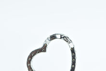 Load image into Gallery viewer, 14K 0.30 Ctw Diamond Heart Love Symbol Vintage Pendant White Gold